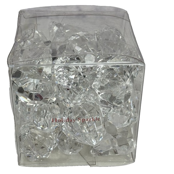 Pottery Barn Holiday Sparkle Sparkling Gems Scatter Vase Filler Ornament Decor - Picture 4 of 9